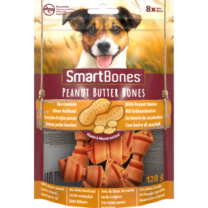 SMARTBONES Peanut Butter Bones Mini 8szt. [T027200]