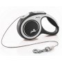 Flexi New Comfort Smycz linka XS 3m czarna [FL-2748] - 2