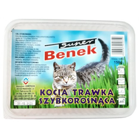 Super Benek Trawka szybkorosnąca dla kota 150g - 2