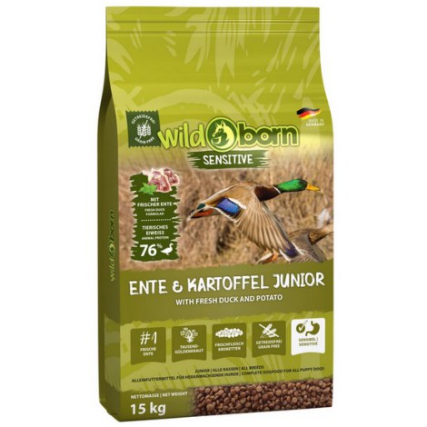 Wildborn Sensitive Ente & Kartoffel Junior 15kg