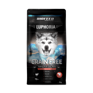 BIOFEED Euphoria Junior Dog Grain Free - Turkey & Salmon 2kg-WYCOFANE