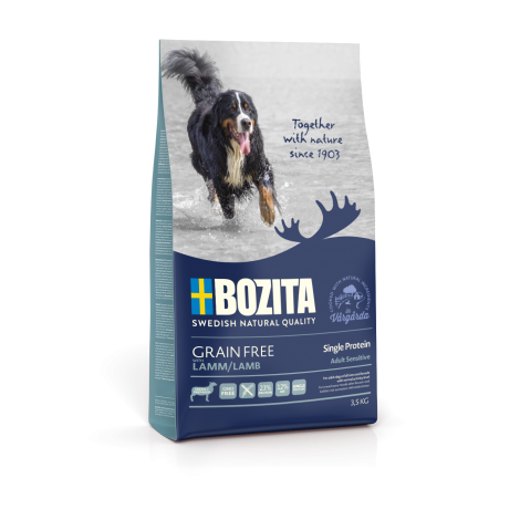 BOZITA Dog Grain Free Adult Sensitive Single Protein Lamb 3,5 kg