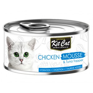 KIT CAT Chicken Mousse - Mus z kurczaka dla kota 80g [KC-2517]