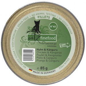 Catz Finefood Filety N.415 Kurczak/Kangur tacka 85g