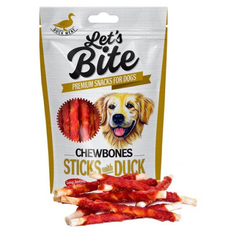 Let's Bite Chewbones Sticks with Duck 80g