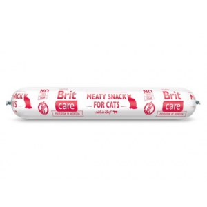Brit Care Cat Snack Meaty Beef Sausage 80g