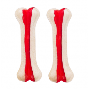 ADBI Kość prasowana czerwona 10cm (30-35g) [AK45] 20szt