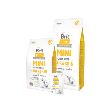 BRIT CARE MINI GRAIN-FREE HAIR&SKIN 7 kg
