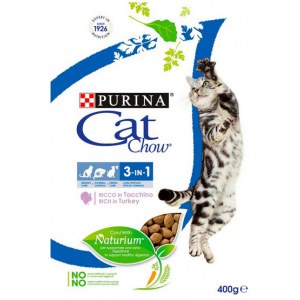 Purina Cat Chow 3in1 z indykiem 400g