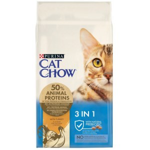 Purina Cat Chow 3in1 z indykiem 15kg