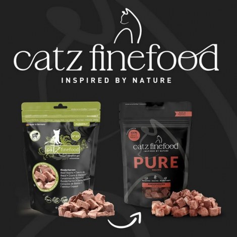 Catz Finefood Pure (Purrrrly N.105) Serca wołowe 35g - 3