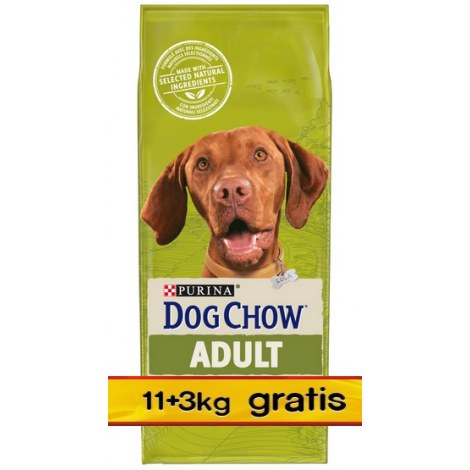 Purina Dog Chow Adult Jagnięcina 14kg (11+3kg gratis) - 2