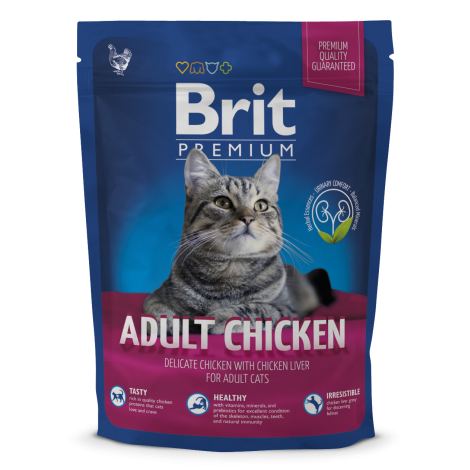 BRIT PREMIUM CAT ADULT CHICKEN 300 g