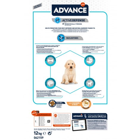 ADVANCE Puppy Protect Maxi - sucha karma dla szczeniąt ras dużych 12kg [922150] - 2