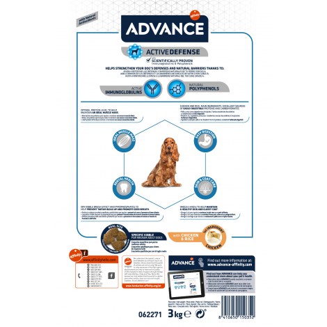 ADVANCE Medium Adult - sucha karma dla psów ras średnich 3kg [508319] - 2