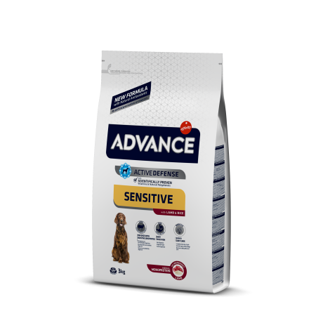 ADVANCE Sensitive Lamb & Rice - sucha karma z jagnięciną dla psów z wrażliwością pokarmową 3kg [923544]