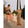 Dingo Zabawka dla psa - Szarpak z juty z uchwytem 60/8cm - 4