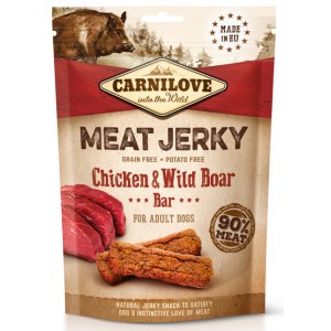 Carnilove Dog Jerky Chicken & Wild Boar Bar - kurczak i dzik 100g