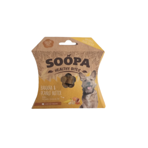 SOOPA Healthy BITES Banana & Peanut Butter (banan i masło orzechowe) 50g