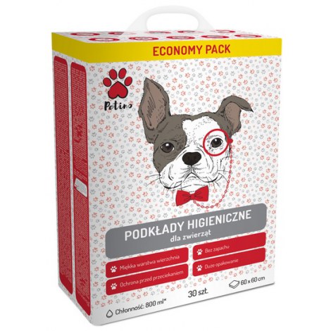 Petino Podkłady higieniczne 800ml 60x60cm 30szt