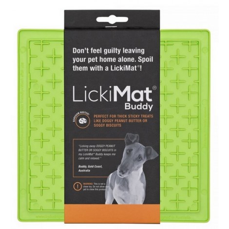 LickiMat Buddy Krzyżyk miękki zielony