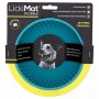 LickiMat Wobble Miska głęboka Jeżyk miękka turkusowa - 2