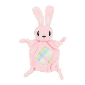 Zolux Zabawka pluszowa dla szczeniąt królik kocyk z dźwiękiem różowy [480120ROS]