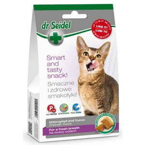 Dr Seidel Smakołyki dla kotów na świeży oddech 50g