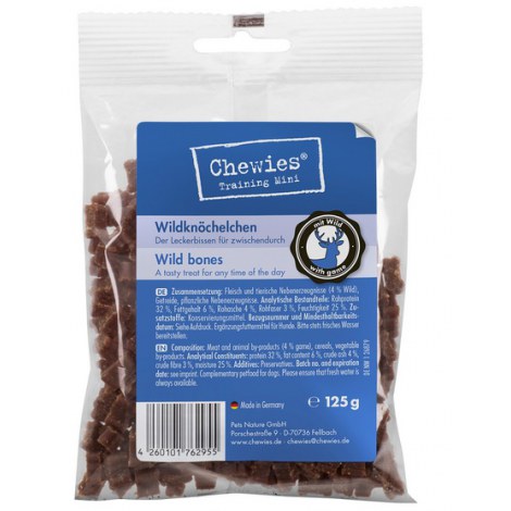 Chewies Training Kosteczki Mini Dziczyzna 125g - 2