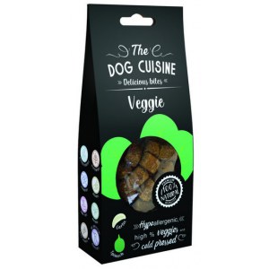 The Dog Cuisine Delicious Bites Veggie Garlic & Spinach 100g