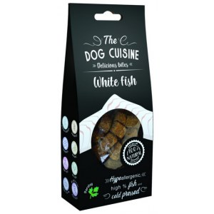 The Dog Cuisine Delicious Bites White Fish & Parsley 100g