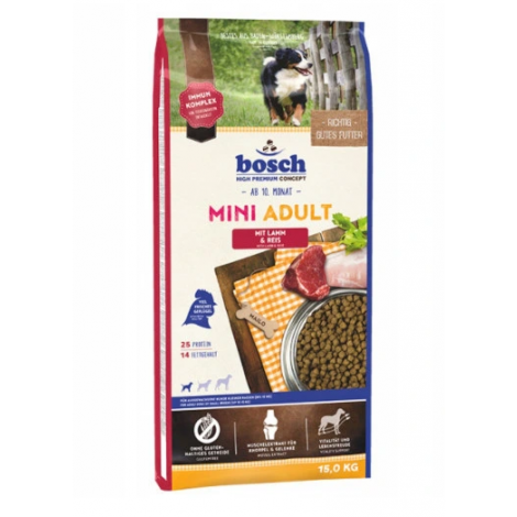 BOSCH Mini Adult Lamb & Rice 15 kg