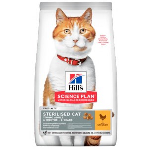 Hill's Science Plan Feline Young Adult Sterilised Cat Kurczak 1,5kg