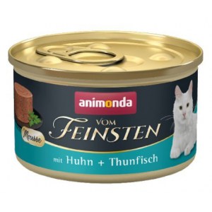 ANIMONDA Vom Feinsten Mus dla kotów puszka z kurczakiem i tuńczykiem 85g