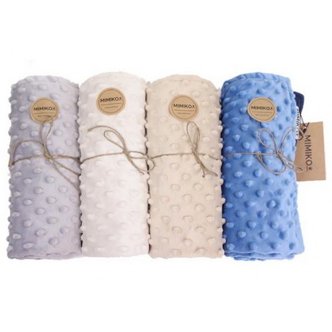 MIMIKO Pets Kocyk Minky-Dot 100x75cm niebieski / granatowy - 3
