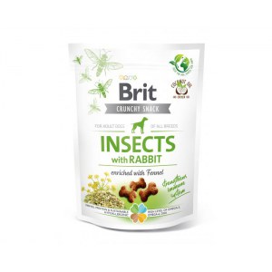 BRIT CARE DOG CRUNCHY CRACKER INSECT & RABBIT 200g