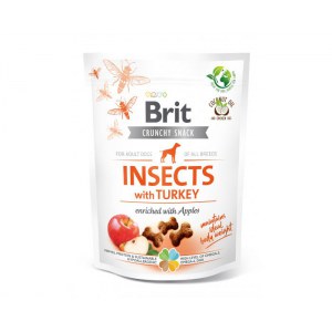 BRIT CARE Dog Crunchy Cracker Insect & Turkey 200g
