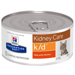 Hill's Prescription Diet k/d Feline z kurczakiem puszka 156g