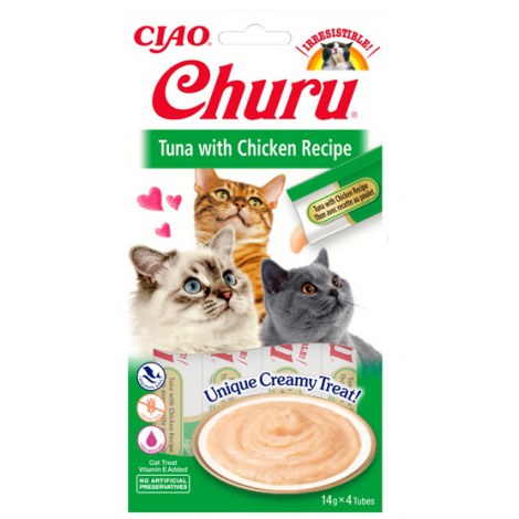 Inaba Ciao Cat Churu Creamy Tuńczyk i kurczak 56g