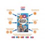 Inaba Cat Juicy Bites Przegrzebek i krab 33,9g - 3