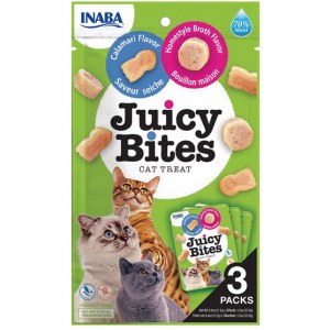 Inaba Cat Juicy Bites Bulion i kalmary 33,9g