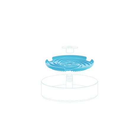 PDH SPIN LICK FRISBEE BLUE MEDIUM miska interaktywna [PDHF204] - 2