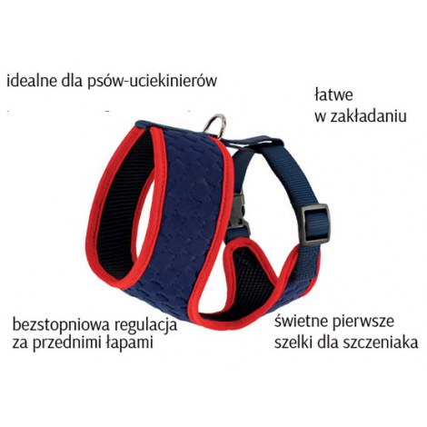 Dingo Szelki bezuciskowe z regulacją S granatowe - 5