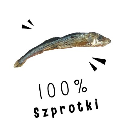 Paka Zwierzaka Szprotki 100% 60g - 3