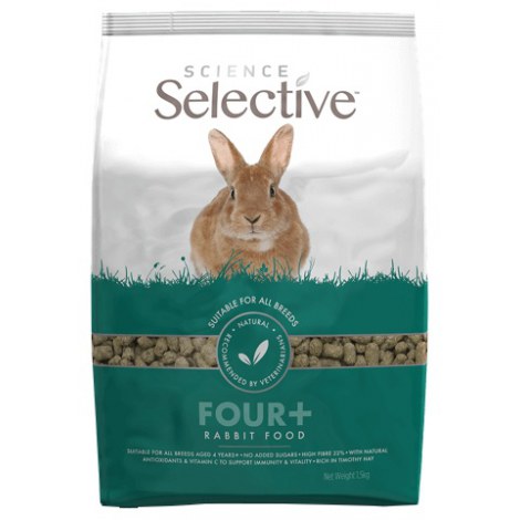 Supreme Petfoods Science Selective Rabbit Four+ Food 1,5kg
