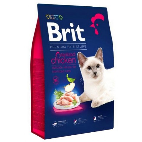 Brit Premium By Nature Cat Sterilized Chicken 300g
