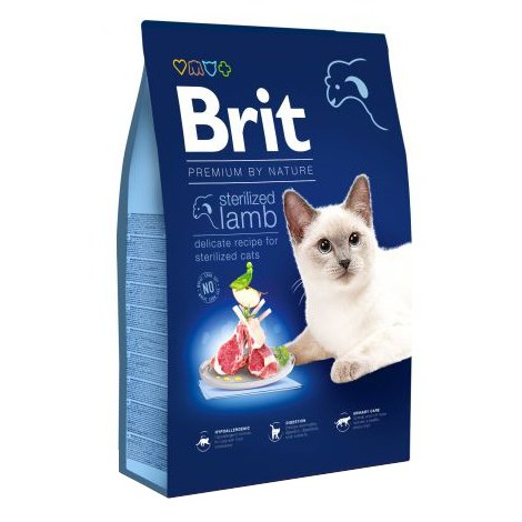 Brit Premium By Nature Cat Sterilized Lamb 1,5kg
