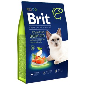 Brit Premium By Nature Cat Sterilized Salmon 300g