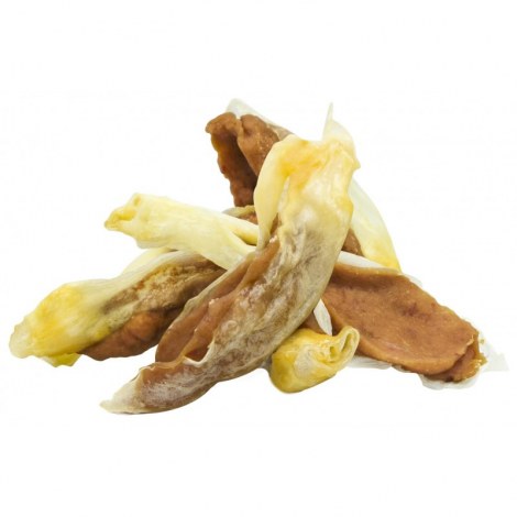 HAU&MIAU Pausesnack przysmak dla psa, królicze ucho z kurczakiem 500g [HM-8131] - 2