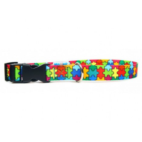 Matteo Obroża Klamra Plastikowa 20mm puzzle